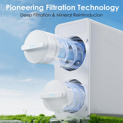 Compact Reverse Osmosis Drinking Water System with 13-Stage Purification & Rapid 2.5L/Min Flow