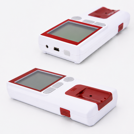 Portable Hemoglobin Monitor Kit with Test Strips, Lancets, and Carry Case