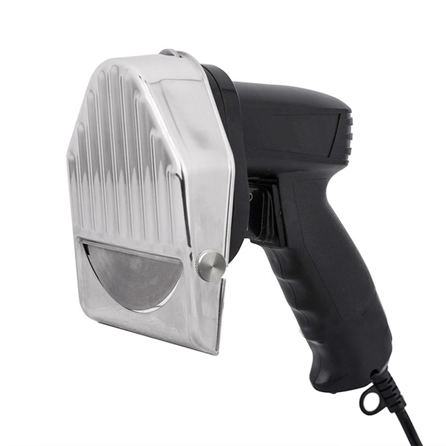 Commercial Electric Kebab Knife 80W Handheld Meat Slicer 100mm Blade Adjustable 0–8mm