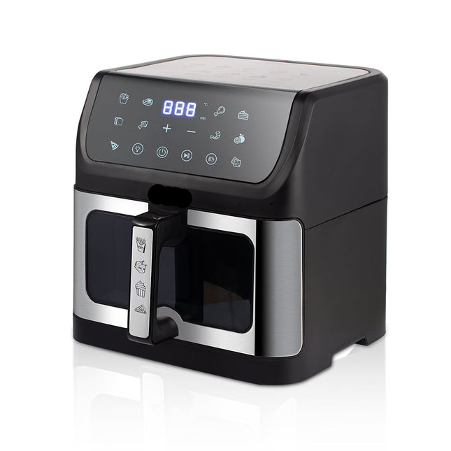 10L Digital Air Fryer Oven with Viewing Window, Roast Bake Dehydrate & Oil-Free Cooking
