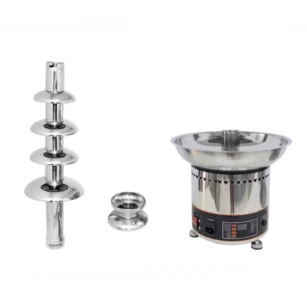 Electric Chocolate Fountain Machine with 4 Layers 300W Dessert Fountain for Entertaining