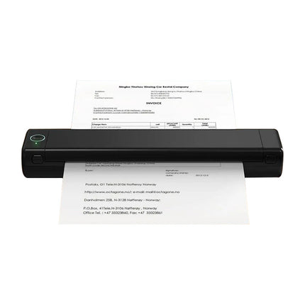 Portable A4 Thermal Printer with 1200mAh Battery, 203 DPI High-Resolution Compact Printing