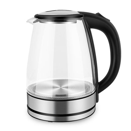 Portable 2.0L Cordless Electric Kettle 1500W Fast Heating, 220V, Black Water Boiler