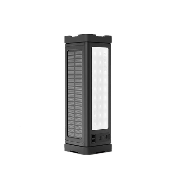 Portable Solar Powered Bluetooth Speaker with 5000mAh Battery, IPX7 Waterproof & AUX Playback