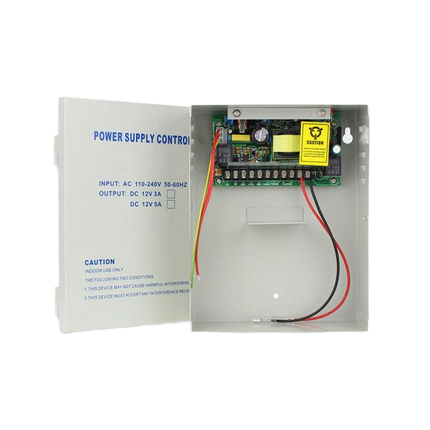 Access Control Power Supply 12V 5A 60W with Adjustable Door Release Timer