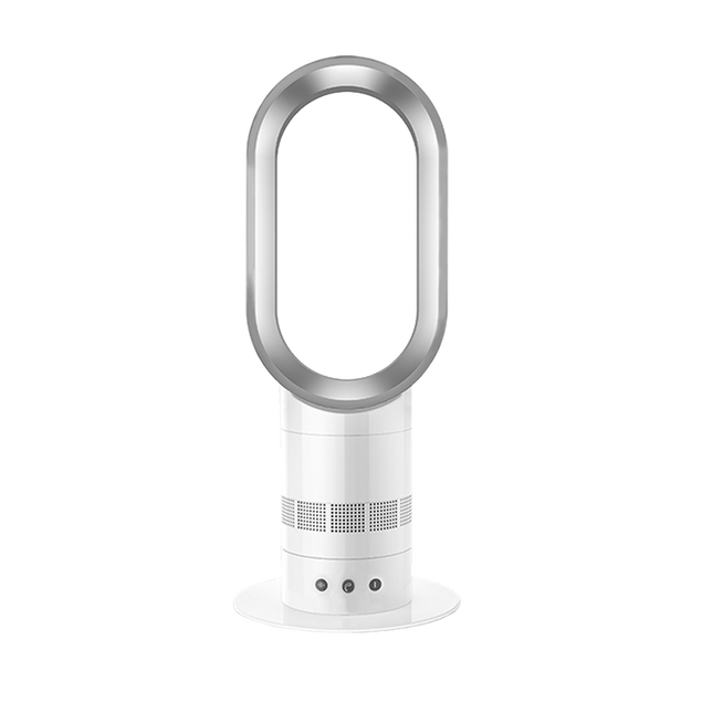 23-Inch Bladeless Tower Fan with 10 Speeds and 90-Minute Timer