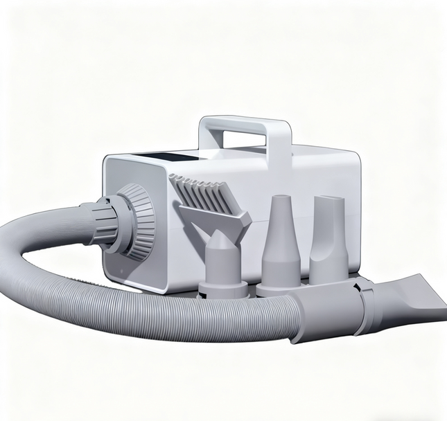 High-Power Low-Noise Dog Hair Dryer with Adjustable Heat & Airflow for Grooming
