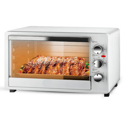 Electric Bench Top Oven 30L 1500W with Even Heating for Baking, Roasting and Toasting