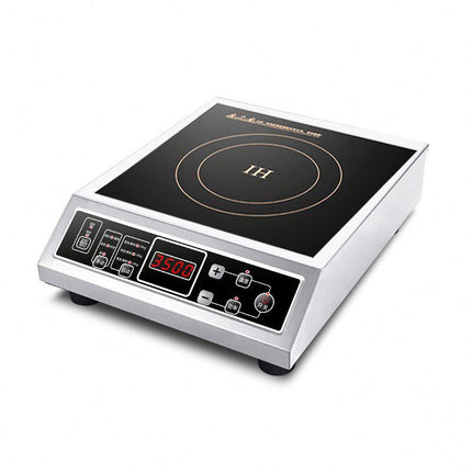 3500W Ceramic Induction Cooker with Steam Boil Function and Stainless Steel Design