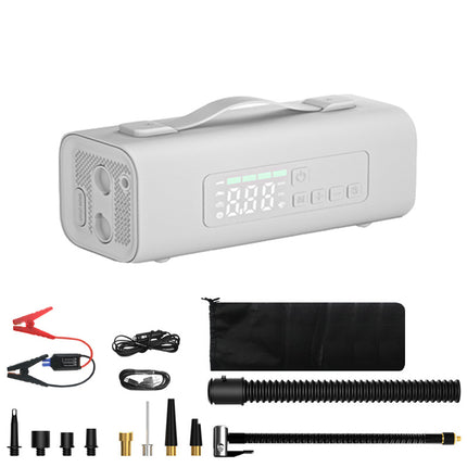 Portable 2-in-1 Car Jump Starter & 140PSI Air Pump – 2000A Peak, Travel-Ready