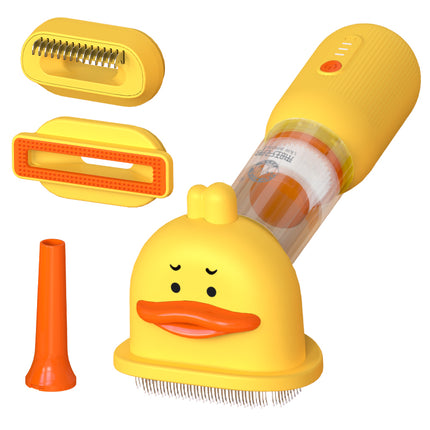 Portable Duck Shape Pet Drying Comb 70W Two-Speed Grooming Brush for Dogs & Cats