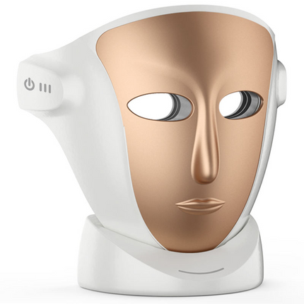 Rechargeable LED Light Therapy Facial Mask with Red, Blue and Infrared Modes
