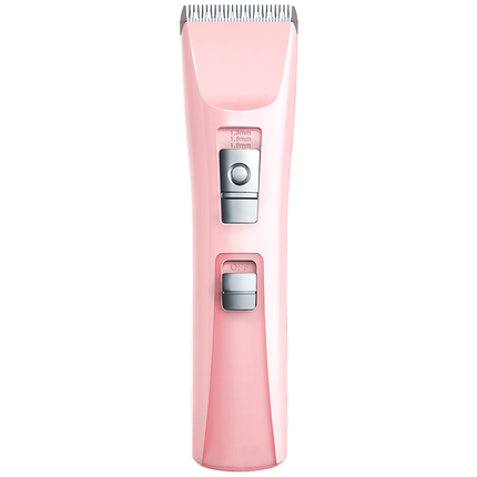 Portable USB Rechargeable Pet Grooming Clipper for Small & Large Dogs and Cats with Ceramic Blade Pink