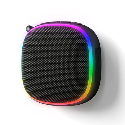 Mini Wireless Bluetooth Speaker with RGB Lighting, IPX5 Waterproof and TWS Stereo Pairing