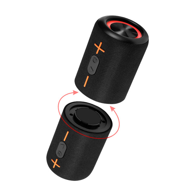 Portable 20W Bluetooth Stereo Speaker with RGB Lights, TWS Pairing & IPX5 Waterproof