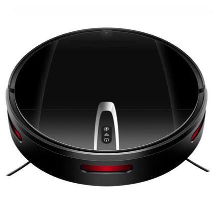Cordless Smart Robot Vacuum Cleaner with App Control, Double Brushes, Wet & Dry Cleaning, 0.6L Dust Tank – Black