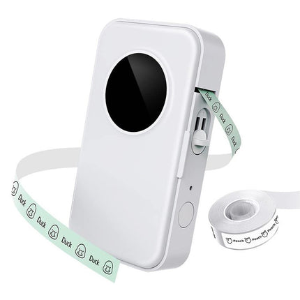 Portable Thermal Label Printer with Built-In Cutter, Bluetooth Connectivity, 203 DPI, Rechargeable Battery