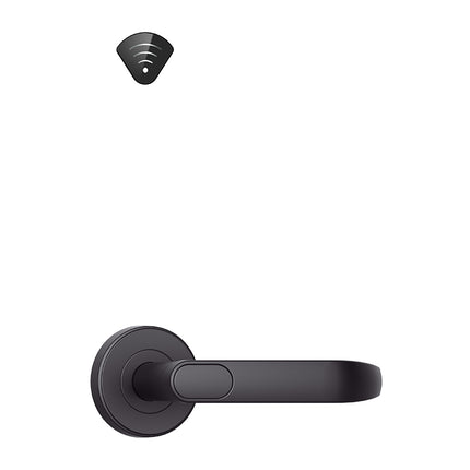 Electronic RFID Hotel Door Lock with Key Access for 38-100mm Doors Powder Black