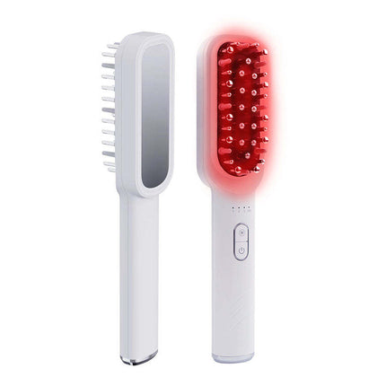 Cordless Electric Hair Scalp Massager Red Light Vibration Liquid Guide
