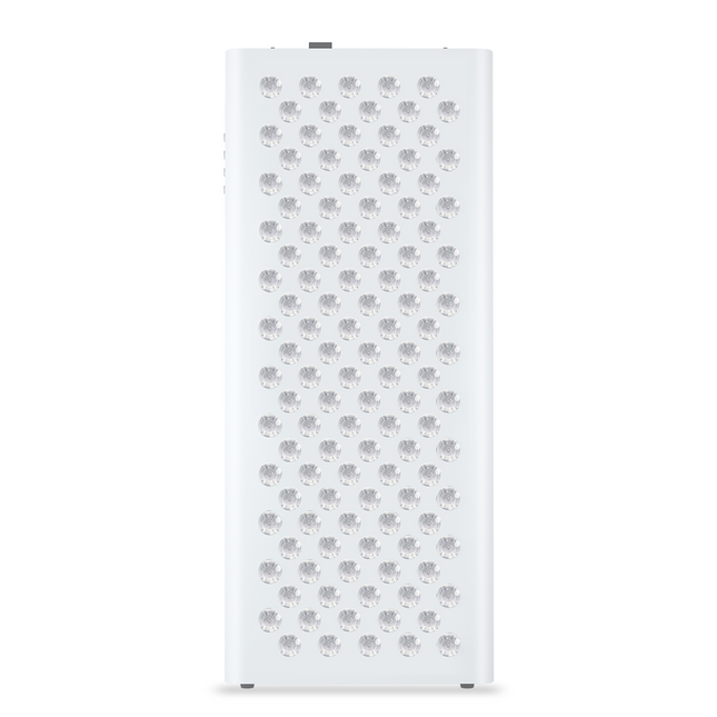 600W LED Red Light Relaxation Panel for Home Use with Hanging Kit and Door Hook White