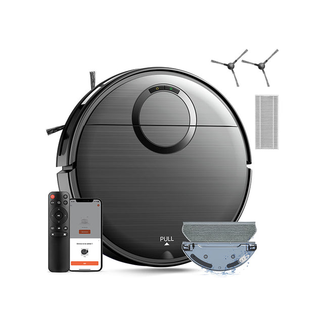 Portable Robot Vacuum & Mop – Slim 78mm, Automatic Floor Cleaner for Home