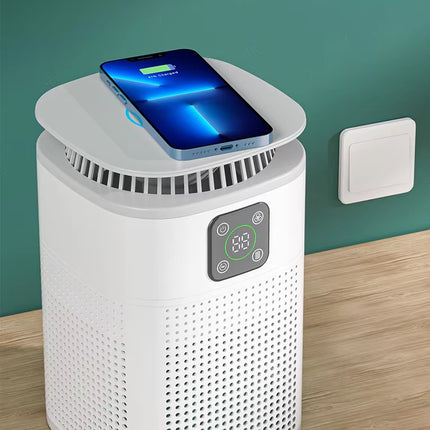 Air Purifier with 70m³/h CADR, 3 Fan Speeds & 2/4/8H Timer for Home Office Bedroom