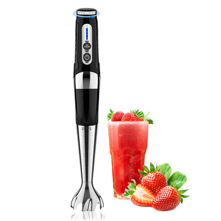 Cordless USB Rechargeable Hand Blender with 21 Speeds and Multi-Angle Head