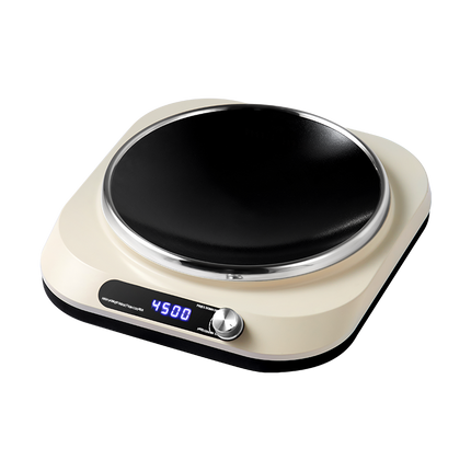 Portable 4500W Infrared Ceramic Hot Plate Electric Cooktop with Durable Glass Surface