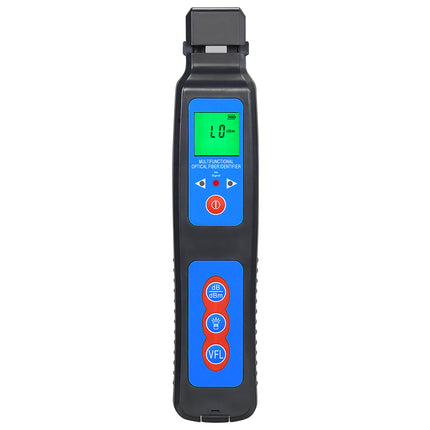 Portable Optical Fiber Identifier with 10mW VFL Multi Frequency Signal Detection Tool Black