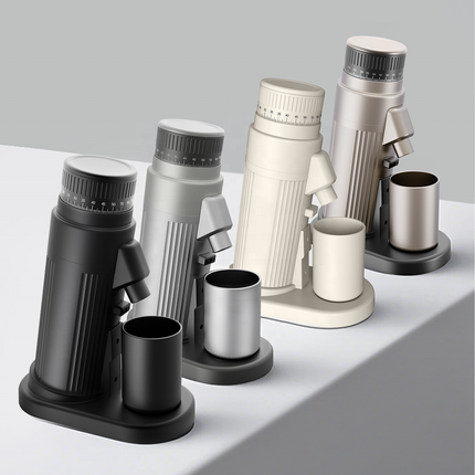 Electric Coffee Bean Grinder 30g Capacity Stepless Adjustment Aluminium Alloy Body