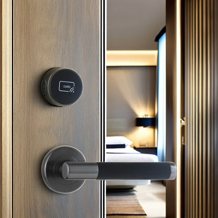 Electronic RFID Door Lock with Stainless Steel Latch, Audit Log & Emergency Key Access