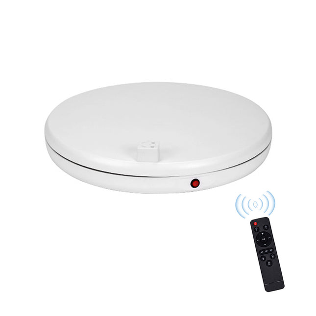 Portable USB Rechargeable 360° Motorized Photography Turntable with Remote