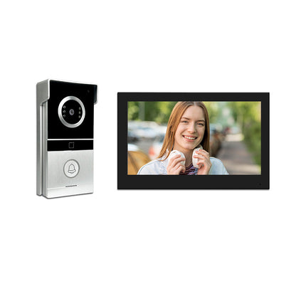 Smart Wired Video Doorbell Intercom with 7 Inch IPS Touch Screen, HD Camera & Motion Detection