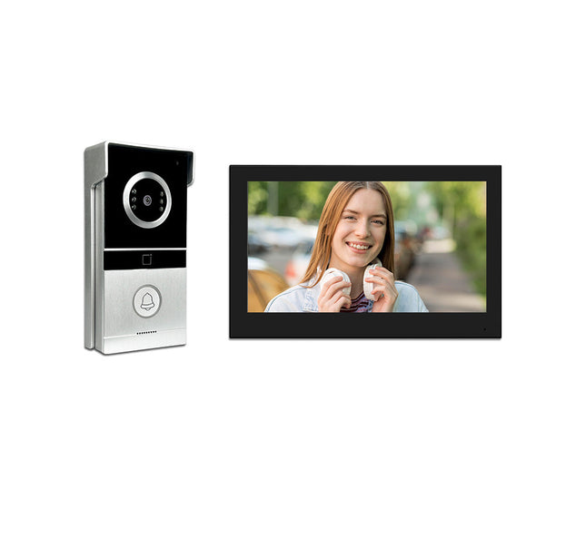 Smart Wired Video Doorbell Intercom with 7 Inch IPS Touch Screen, HD Camera & Motion Detection
