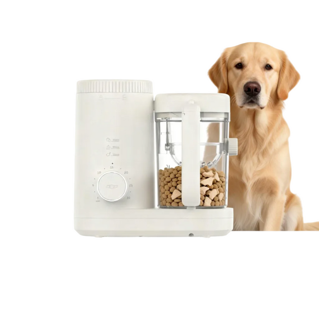 Portable Automatic Pet Meal Maker with Timer, LCD Display and Food Grade Body for Cats & Dogs