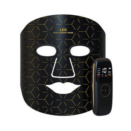 Portable 4-Mode LED Facial Light Therapy Mask with Red, Blue, Green and Yellow Light