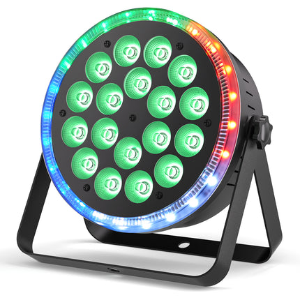 18x6W RGBW LED Par Can Stage Light for DJ Wedding Party Lighting