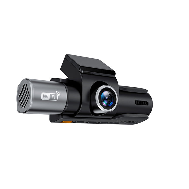 4K Dual View Dash Camera with Cabin & Rear Recording, WiFi, 3.2 Inch IPS Screen and Parking Monitor