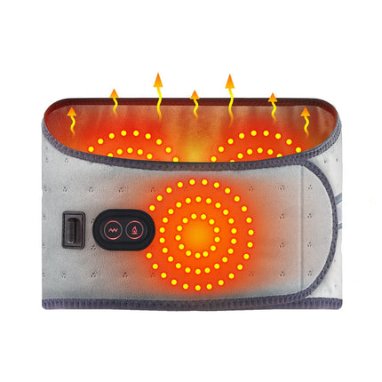 Infrared Waist and Back Massage Belt with Vibration and Adjustable Fit