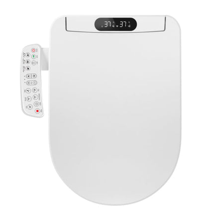 Electric U-Shape Smart Bidet Toilet Seat with Side Panel | Adjustable Water, Temperature & Warm Air Drying