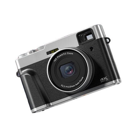 Portable 4K Mirrorless Camera with 13MP Sensor, 2.8" IPS Display, and Rechargeable Battery
