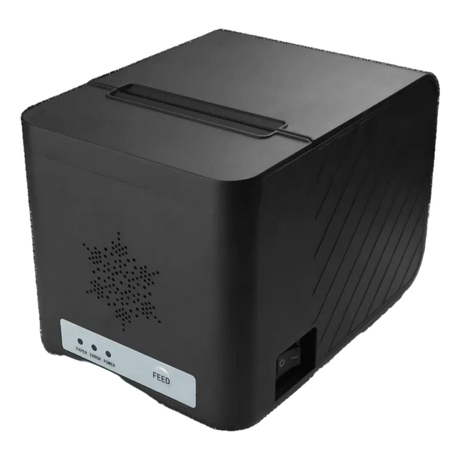 80mm High-Speed Thermal POS Receipt Printer with WiFi & Bluetooth Connectivity