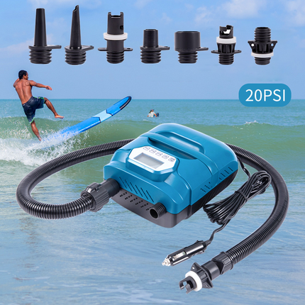 Compact Portable DC Air Pump for Air Beds, Boats & Camping Gear