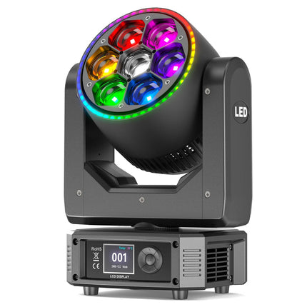 Professional Bee Eye Moving Head Light 300W RGBW with Adjustable Zoom and Dynamic Effects