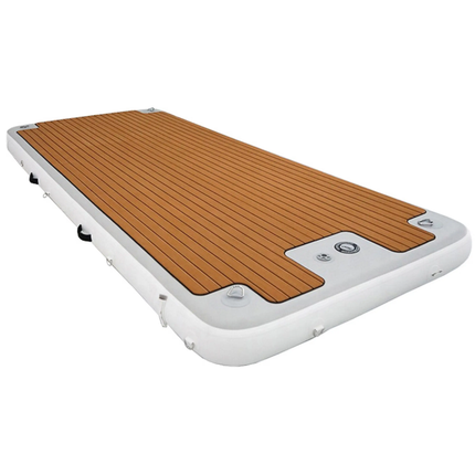 Inflatable Floating Water Platform 240 × 182 × 20cm – Heavy Duty PVC Swim Dock Raft