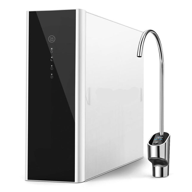 High-Performance Countertop Reverse Osmosis Water Filter System with 6-Level Purification and Rapid 2.6L/Min Flow – White