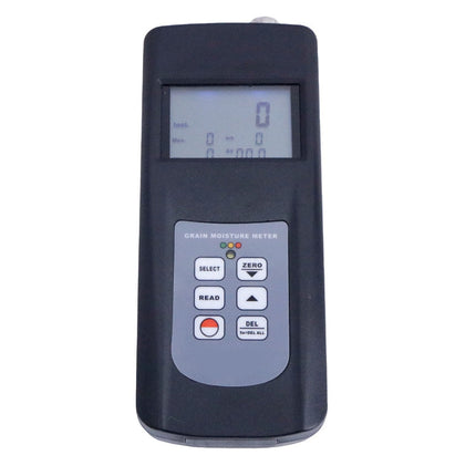 Handheld Grain Moisture Tester with 22 Crop Settings, 0–50% Detection Range, Battery Operated