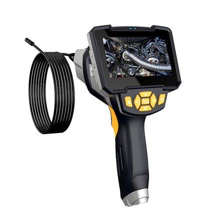 HD Waterproof Borescope Camera with 4.3” Display & Rigid Inspection Cable
