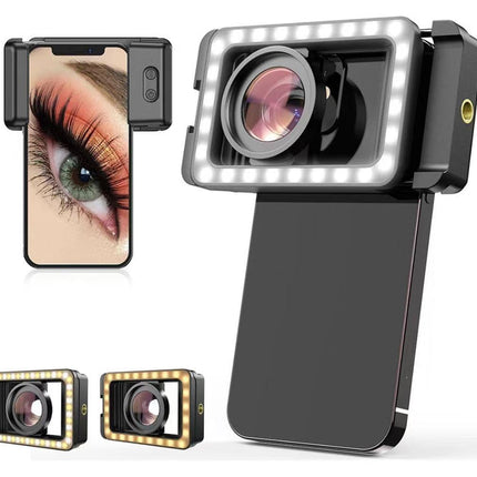 Compact Foldable LED Lighted Magnifying Loupe for Jewellery & Hobbies