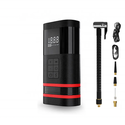 Compact Digital Air Pump 150PSI USB-C Rechargeable for Vehicles